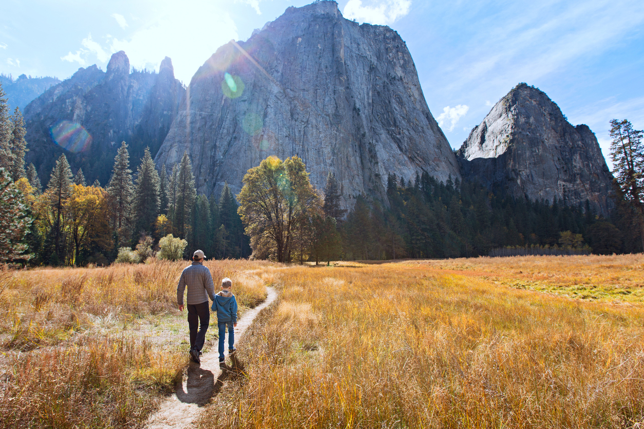 family in yosemite Living in America